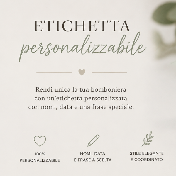 Etichetta personalizzata